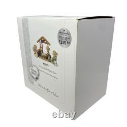 Precious Moments Nativity For Unto Us Child is Born Set Hallmark Exclusive NEW
