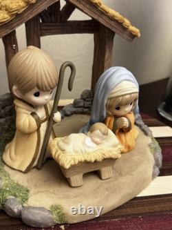 Precious Moments Nativity Set (4 Piece) Come Let Us Adore Him 181051