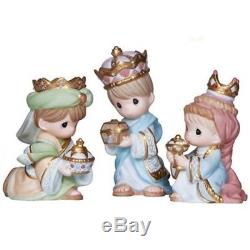 Precious Moments Nativity Set,'We Three Kings', Christmas, New In Box, 131034