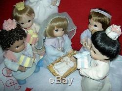 Precious Moments Nativity (complete set of 9) Holy Family 12 dolls +accessories