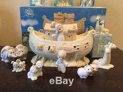 Precious Moments Noah's Ark 12 Piece Set Includes Rare A Tail Of Love Figurines