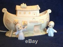 Precious Moments Noah's Ark Two by Two, 12 pc Set With Lions, & Nightlight