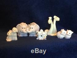 Precious Moments Noah's Ark Two by Two, 12 pc Set With Lions, & Nightlight