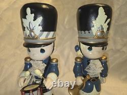 Precious Moments Nutcrackers-Drummer And Trumpet Boys