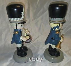Precious Moments Nutcrackers-Drummer And Trumpet Boys