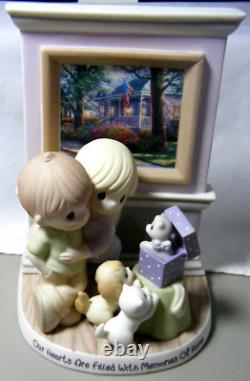 Precious Moments OUR HEARTS ARE FILLED WITH MEMORIES OF HOME Thomas Kinkade