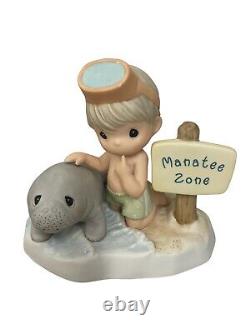 Precious Moments OUR LOVE WILL NEVER BE ENDANGERED MANATEE 824119S RARE LTD