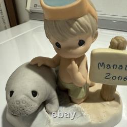 Precious Moments OUR LOVE WILL NEVER BE ENDANGERED MANATEE 824119S RARE LTD