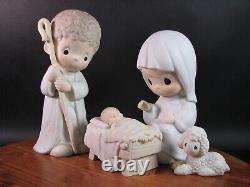Precious Moments O COME LET US ADORE HIM 111333 MINT IN BOX 9 LARGE NATIVITY