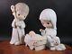Precious Moments O Come Let Us Adore Him 111333 Mint In Box 9 Large Nativity