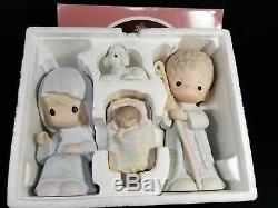 Precious Moments O Come Let Us Adore Him 9 Nativity Set of 4pc #111333