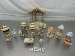 Precious Moments O Come Let Us Adore Him Deluxe 11-Piece Nativity