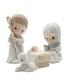 Precious Moments O Come Let Us Adore Him Large 9 Nativity Set 4pc 1987