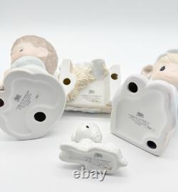 Precious Moments O Come Let Us Adore Him Large 9 Nativity Set 4pc 1987