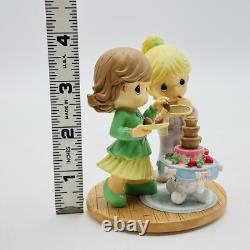 Precious Moments Our Friendship Flows With Sweetness Figurine 08' Chocolate RARE