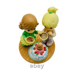 Precious Moments Our Friendship Flows With Sweetness Figurine 08' Chocolate RARE