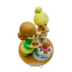 Precious Moments Our Friendship Flows With Sweetness Figurine 08' Chocolate RARE