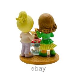 Precious Moments Our Friendship Flows With Sweetness Figurine 08' Chocolate RARE