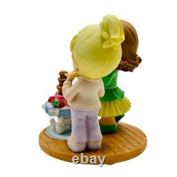 Precious Moments Our Friendship Flows With Sweetness Figurine 08' Chocolate RARE
