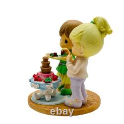 Precious Moments Our Friendship Flows With Sweetness Figurine 08' Chocolate RARE Precious Moments Our Friendship Flows With Sweetness Figurine 08' Chocolate RARE