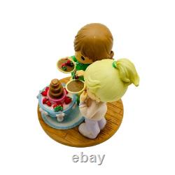 Precious Moments Our Friendship Flows With Sweetness Figurine 08' Chocolate RARE