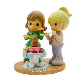 Precious Moments Our Friendship Flows With Sweetness Figurine 08' Chocolate RARE