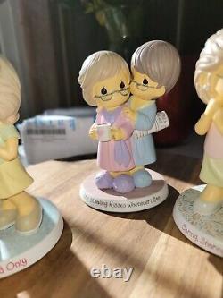 Precious Moments Our Golden Years Of Love Collection Hamilton Collection Set /3