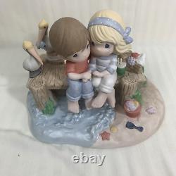 Precious Moments Our Love Is A Shore Thing Tropical Beach Island 132015 LE NEW