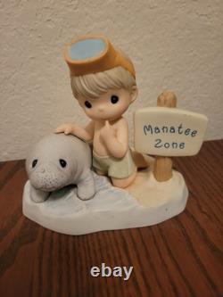 Precious Moments Our Love Will Never be Endangered Manatee Zone (No Box)
