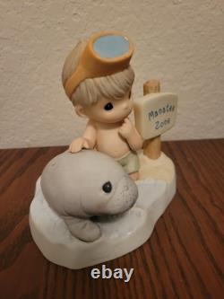 Precious Moments Our Love Will Never be Endangered Manatee Zone (No Box)