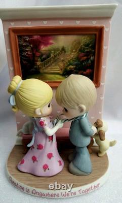 Precious Moments PARADISE IS ANYWHERE WE'RE TOGETHER A0232 Thomas Kinkade