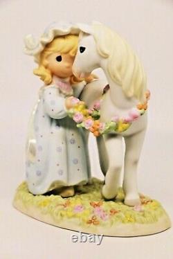 Precious Moments PEACE IN THE VALLEY 649929 LE Beautiful Girl With White Horse