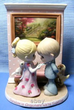 Precious Moments Paradise Is Any Where We're Together Thomas Kinkade A0106