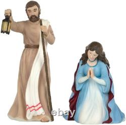 Precious Moments Pipka 9pc Nativity Set 7131219 Christmas Rare New in Box