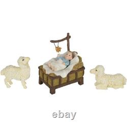 Precious Moments Pipka 9pc Nativity Set 7131219 Christmas Rare New in Box