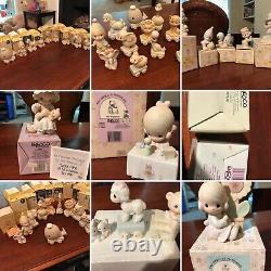 Precious Moments Porcelain Figurines Big Lot Vintage 70s 80s Hard To Find