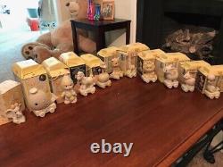 Precious Moments Porcelain Figurines Big Lot Vintage 70s 80s Hard To Find