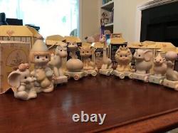 Precious Moments Porcelain Figurines Big Lot Vintage 70s 80s Hard To Find