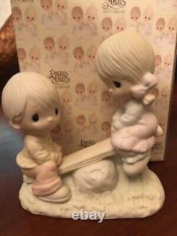 Precious Moments Porcelain Figurines Big Lot Vintage 70s 80s Hard To Find