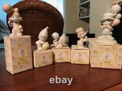 Precious Moments Porcelain Figurines Big Lot Vintage 70s 80s Hard To Find