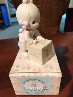 Precious Moments Porcelain Figurines Big Lot Vintage 70s 80s Hard To Find