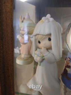 Precious Moments Porcelain Figurines Mixed Lot Girl & Boy Religious Theme