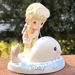 Precious Moments Porcelain Limited Edition STAY WIITH ME A WHALE 2002 108595