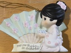 Precious Moments Porcelain Ornament May Love Blossom All Around You 115925 CCR