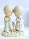 Precious Moments Prayer Changes Things E-1375/b Praying Boy & Girl 1978 Rare