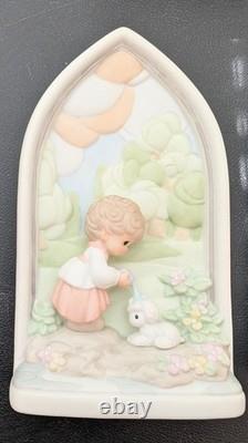 Precious Moments Psalm 23 Windows Complete Set of 7 Limited Edition