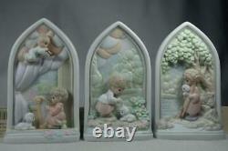 Precious Moments'Psalm 23rd' Set Of 7'Windows' LE Chapel Exclusive NIB