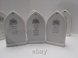 Precious Moments Psalm 3rd issue Beatitudes. Set Of Six. Hanging Or Table Top