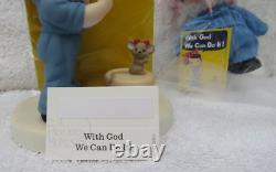 Precious Moments ROSIE THE RIVETERWITH GOD WE CAN DO IT! 209101 Signed + Doll