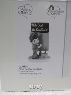 Precious Moments ROSIE THE RIVETERWITH GOD WE CAN DO IT! 209101 Signed + Doll